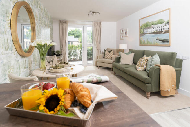 Show home living room
